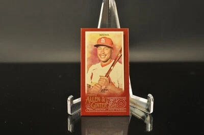 2020 Allen & Ginter X Kolten Wong Red Parallel Mini 3/5 SSP - Image 1 of 2