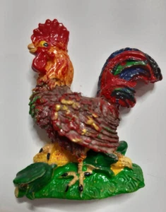 Fridge Magnet ROOSTER 8 cm X 7 cm Resin 3D - Picture 1 of 1