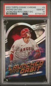 2022 Topps Cosmic Chrome Shohei Ohtani PSA 10 Launched Into Orbit #9 - Picture 1 of 2