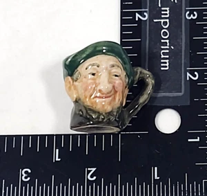 Royal Doulton Auld Mac Miniature Toby Mug Jug Tiny 1.25"H Porcelain Figurine - Picture 1 of 8