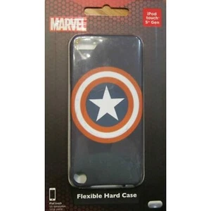 Marvel iPod Touch 5th Gen Flexible Hard Case Captain America Shield - Picture 1 of 1