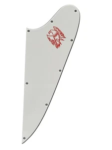 Rotes Logo 3-lagig weiß Schlagbrett Slinger Teile für Gibson Firebird Rohling Gitarre - Bild 1 von 7