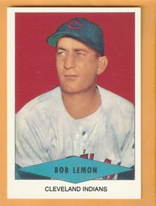 Bob Lemon Cleveland Indians 1991 Fritsch 1954 Red Heart Reprint card - Picture 1 of 2