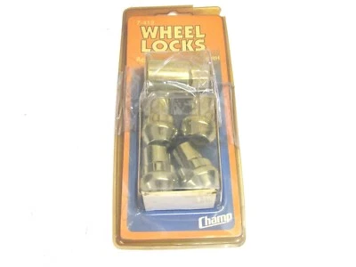 NOS! (4) CHAMP CHROME ACORN WHEEL LOCKS LUG NUTS, 12mm-1.25 RH, No. 7-412 - Image 1 of 3