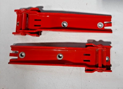 2007-2017 Jeep wrangler JK/JKU dobradiça tampa traseira conjunto/par vermelho chama frete grátis - Imagem 1 de 4