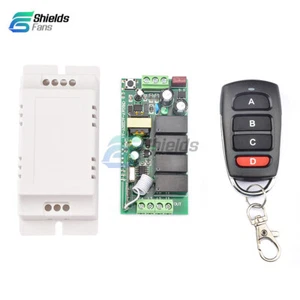 AC 220V 433MHz Wireless RF Remote Control Relay Switch 4 Channel Receiver Board - Picture 1 of 11