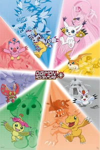 Digimon - Group - Poster - 61x91,5 cm - Bild 1 von 29