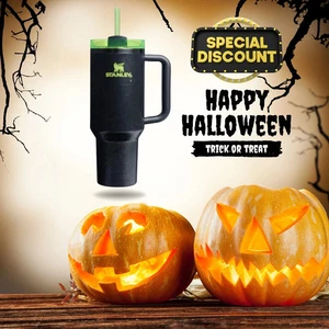 Edizione Speciale! Bicchiere Stanley HALLOWEEN WEB GLOW H2.0 40 oz edizione limitata - Foto 1 di 3