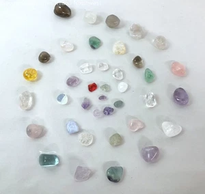 Transparent & Light Colored Tumbled & Natural Stone Assortment 15.2 oz. Grab Bag - Picture 1 of 11