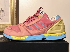 Adidas ZX 8000 Bravo 2014 Uomo Fall of the Wall Bliss Rosa Usate Taglia 12 Rare - Foto 1 di 9