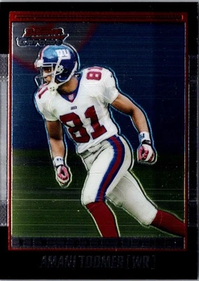 2001 Bowman Amani Toomer #97 New York Giants Football Card - Image 1 of 2