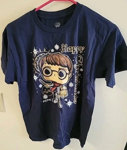 Pop Tees Harry Potter Happy Christmas Kid’s Boys T-shirt YOUTH X LARGE. XL  - Picture 1 of 14