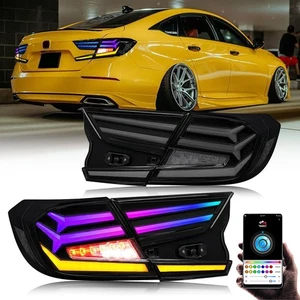 Luces traseras LED RGB para luz de freno Honda Accord 2018-2022 sedán 10.ª generación - Imagen 1 de 20