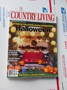 Vintage Country Living Magazine Halloween Crafts Entertaining October 2000, VG++ - Picture 1 of 17