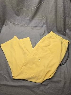 Pantalones Médicos Koi Next Gen Para Mujer XL Pequeño Amarillo Cordón Carga Bolsillo Estilo Foto 1 de 4