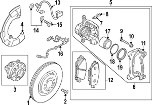 Pastillas de freno originales Hyundai 58101-ARA00 - Imagen 1 de 1