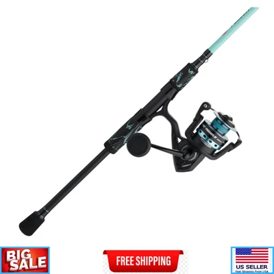 PENN Pursuit III & Pursuit IV Spinning Reel and Fishing Rod Combo New - Image 1 of 4