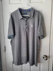 William Murray grau Polo Golf Performance Gr. XL 1/4 Knopfleiste Kurzarm  - Bild 1 von 9