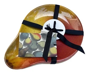 John Derian x TARGET Fruit PEAR Shaped Dessert Plates,4pk Melamine|Dinner Party - Picture 1 of 12