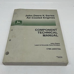 John Deere K Serie luftgekühlte Motoren Komponente technisches Handbuch CTM5 (20OCT92) - Bild 1 von 8