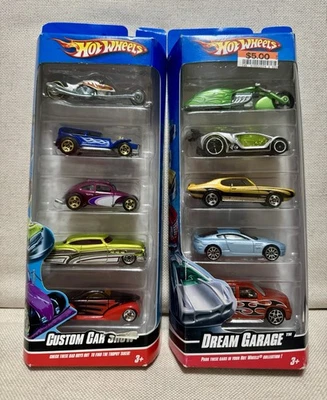 🔥Hot Wheels Dream Garage~Paquete de 5 Exposiciones Personalizadas~Escalada~Escarabajo~GTO~Ventaja Foto 1 de 4