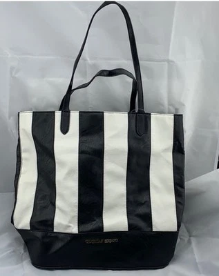 Bolso de Mano Christian Siriano Negro Blanco Usado Foto 1 de 4