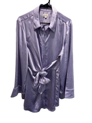 Vestido Song of Style Marta Medio Satén Kimono Manga Lavanda Fairycore Delicado Foto 1 de 4