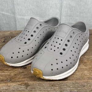 Scarpe slip-on Native Robbie Sugarlite grigio piccione/bianco unisex bambino taglia C13 - Foto 1 di 17