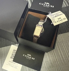 Reloj Coach CADIE 14504147 Mujer Plateado Acero Inoxidable Cristal Mineral NUEVO - Imagen 1 de 3