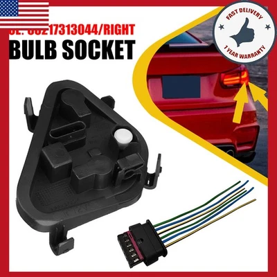 Se adapta a BMW 320i 328i 335i luz trasera lámpara panel trasero lado derecho bombilla enchufe Foto 1 de 4