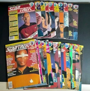 Star Trek The Next Generation - Magazine Lot (24) - Near Complete Set! Well Kept - Picture 1 of 11