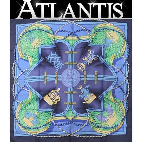 HERMÈS [Hiroo Store] Hermes HERMES Carre 90 grande sciarpa cavallo abito formale 100 seta [1