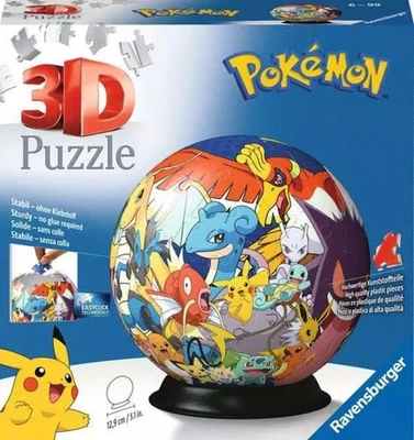 Ravensburger Pokemon 3D Jigsaw Puzzle Ball - 73 Pieces - Brand New Sealed - Image 1 of 4