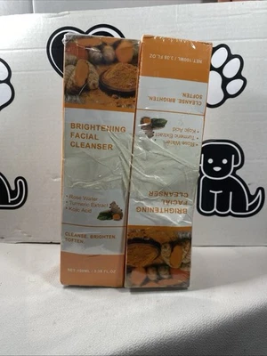 Limpiador facial iluminador 2 piezas agua de rosas 100 ml cúrcuma envío gratuito Foto 1 de 2