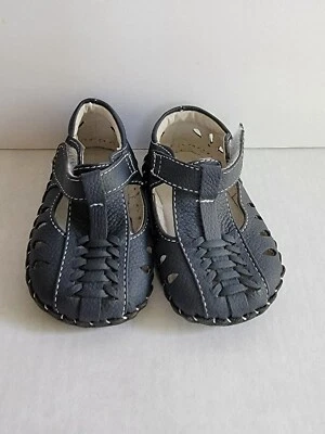 Baby Girl Pediped Brown Leather Sandals Orig. $43 size 0 - 6 months  - Image 1 of 4