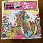 1981 "Beauty and the Beast" Children's 45 RPM Record and Book . 