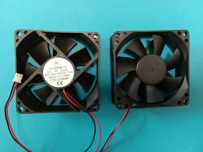 1 Pcs Brushless DC Cooling Fan 5V 8025S 7 Blades 80x80x25mm 2pin Sleeve Bearing - Image 1 of 3
