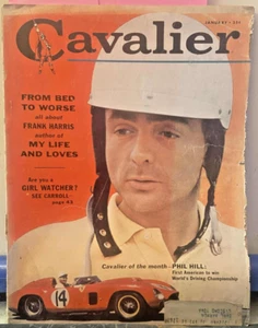 Cavalier Mens Magazine January 1962 Iwo Jima Flag Raising Race Driver Phil Hill - Picture 1 of 5