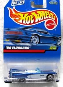 HOT WHEELS 1999 '59 ELDORADO CADILLAC BLUE WIRE FELGEN 1076 - Bild 1 von 3