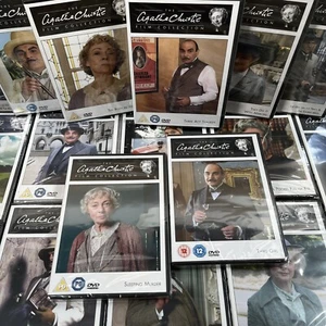 Agatha Christie DVD Poirot Miss Marple Tommy Tuppence Film Collection New Sealed - Picture 1 of 92