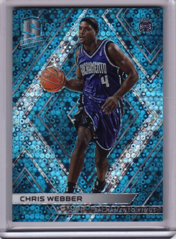 2017/18 Spectra Chris Webber Neon Blue Parallel 60/99 Kings - Image 1 of 1