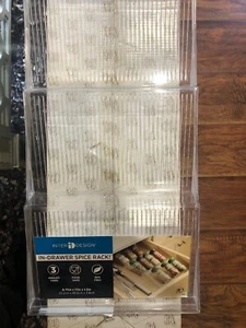 Inter Design In Drawer Spice Rack Angled Tiers Food Safe Bpa Free 8.75 17 1.5 In - Picture 1 of 2