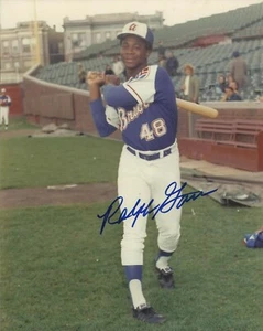 Ralph Garr 1974 Atlanta Braves NL Batting Champ at Wrigley Signed 8x10 Photo COA - Picture 1 of 1