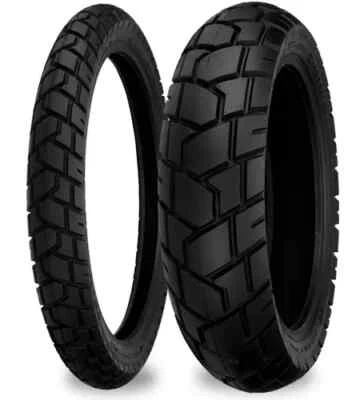 Juego Neumáticos Shinko 705 Dual Sport Delanteros 110/80R19 Traseros 140/80-17 BMW G650GS 13-16 Foto 1 de 4
