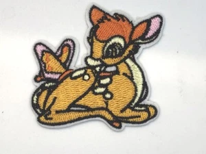 Bambi Cartoon Character Embroidered Iron On Patch - Picture 1 of 1
