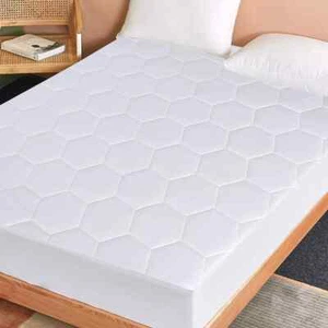 Premium Quilted Mattress Protector Extra Deep Fitted Bed Cover In All Sizes - Picture 1 of 9