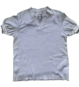 Camiseta Chanel Sport Line Manga Gris Talla 42 Usada - Imagen 1 de 9