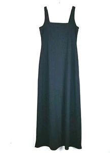 Vestido de Noche Kelly Bishop Mujer Talla 12 Negro Vintage Cuello Cuadrado - Imagen 1 de 10