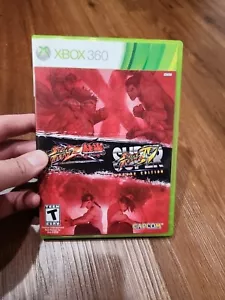 STREET FIGHTER x TEKKEN & SUPER SF IV ARCADE EDITION COMBO Xbox 360 CIB - Picture 1 of 5
