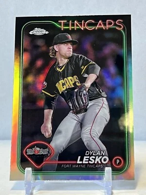 2024 Topps Pro Debut DYLAN LESKO CHROME #PDC-139 - Image 1 of 2